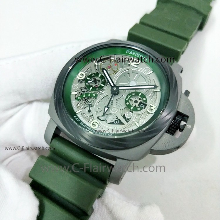 Copy Panerai PAM 768 Luminor GMT Lo Scienziato Watch Titanium